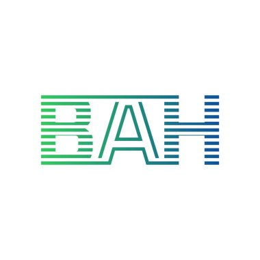 Modern BAH Logo Tasarımı. İş Kimliği için BAH Minimalist, Profesyonel ve Çok Yönlü Markalaştırma Simgesi