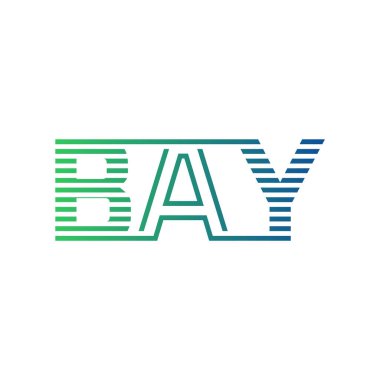 Modern BAY Logo Tasarımı. BAY Minimalist, Profesyonel ve Çok Yönlü İşletme Kimliği Simgesi