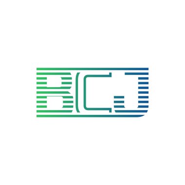 Modern BCJ Logo Tasarımı. İş Kimliği İçin BCJ Minimalist, Profesyonel ve Çok Yönlü Markalaştırma Simgesi