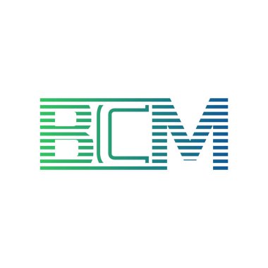 Modern BCM Logo Tasarımı. İş Kimliği İçin BCM Minimalist, Profesyonel ve Çok Yönlü Markalaştırma Simgesi