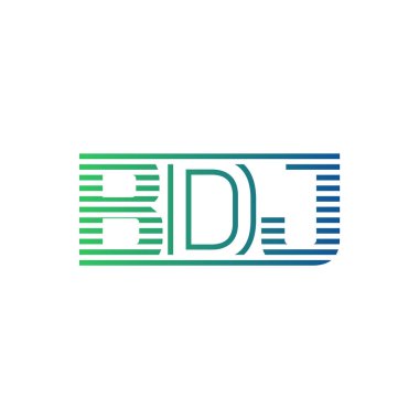 Modern BDJ Logo Tasarımı. İş Kimliği İçin BDJ Minimalist, Profesyonel ve Çok Yönlü Markalaştırma Simgesi