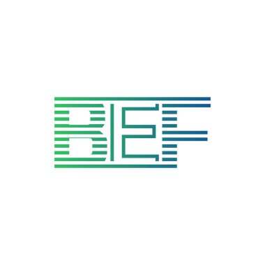 Modern BEF Logo Tasarımı. BEF Minimalist, Profesyonel ve İş Kimliği için Çok Yönlü Markalaştırma Simgesi