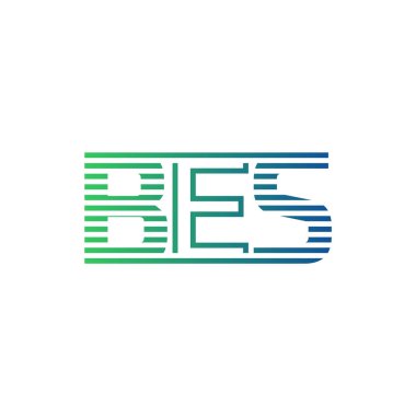 Modern BES Logo Tasarımı. İş Kimliği için BES Minimalist, Profesyonel ve Çok Yönlü Markalaştırma Simgesi