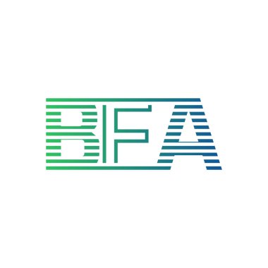 Modern BFA Logo Tasarımı. İş Kimliği İçin BFA Minimalist, Profesyonel ve Çok Yönlü Markalaştırma Simgesi