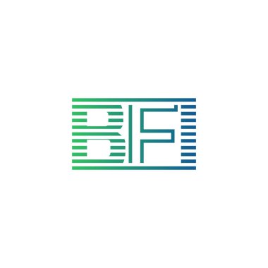 Modern BFI Logo Tasarımı. İş Kimliği için BFI Minimalist, Profesyonel ve Çok Yönlü Markalaştırma Simgesi