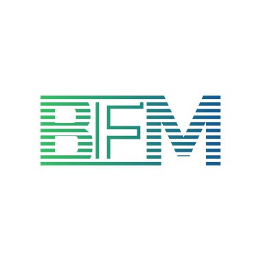 Modern BFM Logo Tasarımı. İş Kimliği İçin BFM Minimalist, Profesyonel ve Çok Yönlü Markalaştırma Simgesi