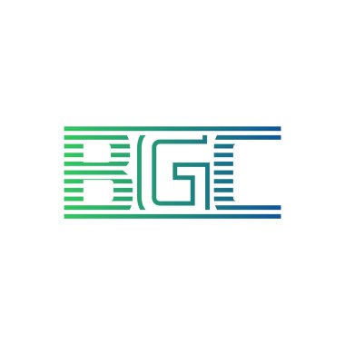 Modern BGC Logo Tasarımı. İş Kimliği için BGC Minimalist, Profesyonel ve Çok Yönlü Markalaştırma Simgesi