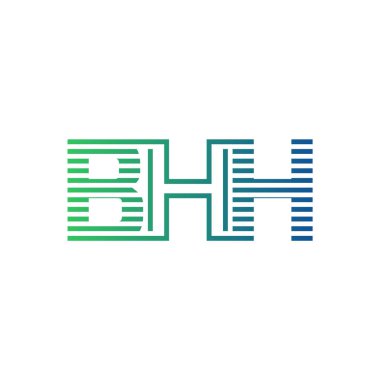 Modern BHH Logo Tasarımı. İş Kimliği için BHH Minimalist, Profesyonel ve Çok Yönlü Markalaştırma Simgesi