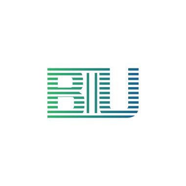 Modern BIU Logo Design. Letter BIU Minimalist, Professional, and Versatile Branding Icon for Business Identity clipart