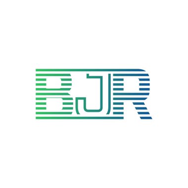 Modern BJR Logo Tasarımı. İş Kimliği İçin BJR Minimalist, Profesyonel ve Çok Yönlü Markalaştırma Simgesi