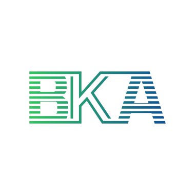Modern BKA Logo Tasarımı. İş Kimliği için BKA Minimalist, Profesyonel ve Çok Yönlü Markalaştırma Simgesi