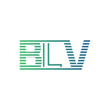 Modern BLV Logo Tasarımı. İş Kimliği için BLV Minimalist, Profesyonel ve Çok Yönlü Markalaştırma Simgesi