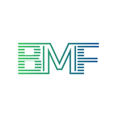 Modern BMF Logo Tasarımı. İş Kimliği için BMF Minimalist, Profesyonel ve Çok Yönlü Markalaştırma Simgesi