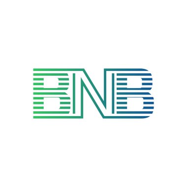Modern BNB Logo Tasarımı. BNB Minimalist, Profesyonel ve Çok Yönlü İşletme Kimliği Simgesi