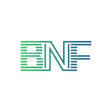 Modern BNF Logo Tasarımı. İş Kimliği İçin BNF Minimalist, Profesyonel ve Çok Yönlü Markalaştırma Simgesi