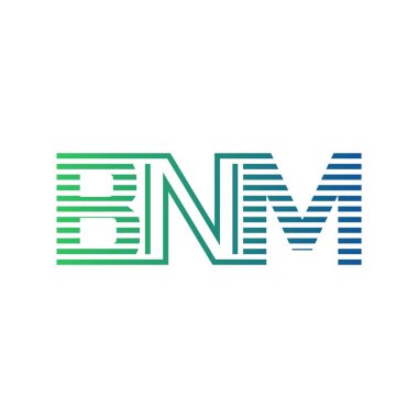 Modern BNM Logo Tasarımı. İş Kimliği İçin BNM Minimalist, Profesyonel ve Çok Yönlü Markalaştırma Simgesi