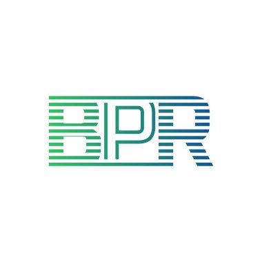 Modern BPR Logo Tasarımı. İş Kimliği için BPR Minimalist, Profesyonel ve Çok Yönlü Markalaştırma Simgesi