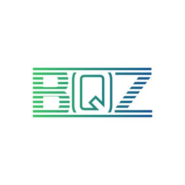 Modern BQZ Logo Tasarımı. İş Kimliği için BQZ Minimalist, Profesyonel ve Çok Yönlü Markalaştırma Simgesi