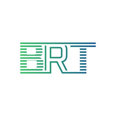 Modern BRT Logo Tasarımı. BRT Minimalist, Profesyonel ve İş Kimliği için Çok Yönlü Markalaştırma Simgesi