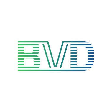 Modern BVD Logo Tasarımı. Harf BVD İş Kimliği Minimalist, Profesyonel ve Çok Yönlü Markalaştırma Simgesi