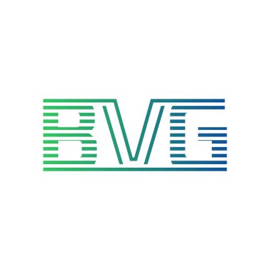 Modern BVG Logo Tasarımı. İş Kimliği için BVG Minimalist, Profesyonel ve Çok Yönlü Markalaştırma Simgesi