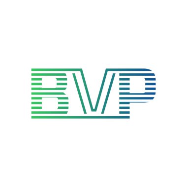 Modern BVP Logo Tasarımı. Harf BVP Minimalist, Profesyonel ve İş Kimliği için Çok Yönlü Markalaştırma Simgesi