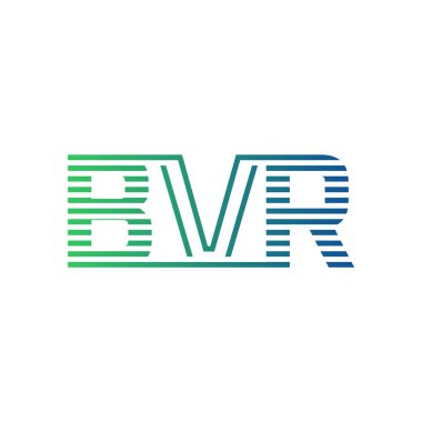 Modern BVR Logo Tasarımı. Harf BVR İş Kimliği Minimalist, Profesyonel ve Çok Yönlü Markalaştırma Simgesi