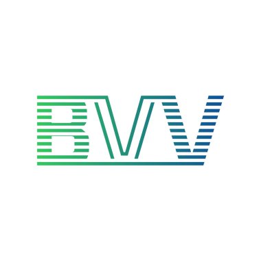 Modern BVV Logo Tasarımı. İş Kimliği için BVV Minimalist, Profesyonel ve Çok Yönlü Markalaştırma Simgesi