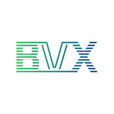 Modern BVX Logo Tasarımı. İş Kimliği için BVX Minimalist, Profesyonel ve Çok Yönlü Markalaştırma Simgesi