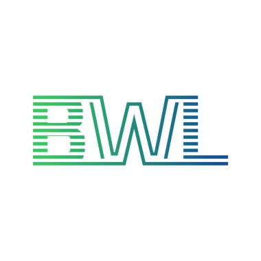 Modern BWL Logo Tasarımı. İş Kimliği için BWL Minimalist, Profesyonel ve Çok Yönlü Markalaştırma Simgesi