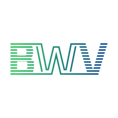 Modern BWV Logo Tasarımı. İş Kimliği için BWV Minimalist, Profesyonel ve Çok Yönlü Markalaştırma Simgesi