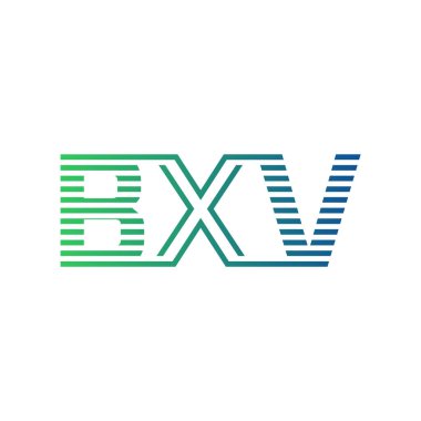 Modern BXV Logo Tasarımı. İş Kimliği için BXV Minimalist, Profesyonel ve Çok Yönlü Markalaştırma Simgesi