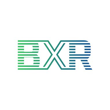 Modern BXR Logo Design. Letter BXR Minimalist, Professional, and Versatile Branding Icon for Business Identity clipart