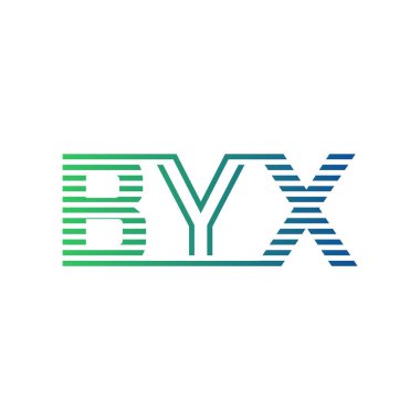 Modern BYX Logo Tasarımı. İş Kimliği için BYX Minimalist, Profesyonel ve Çok Yönlü Markalaştırma Simgesi