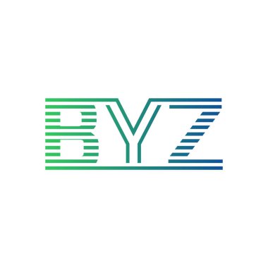 Modern BYZ Logo Tasarımı. İş Kimliği için BYZ Minimalist, Profesyonel ve Çok Yönlü Markalaştırma Simgesi