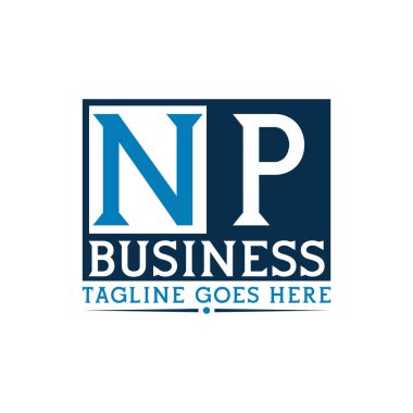 NP Logo. Letter NP Business Logo Design clipart