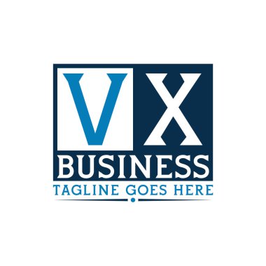 VX Logo. Letter VX Business Logo Design clipart