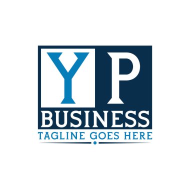 YP Logo. Letter YP Business Logo Design clipart