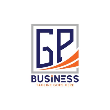 Letter GP Business Logo. Modern GP Logo for Corporate Branding. GP Growth Success Logo clipart