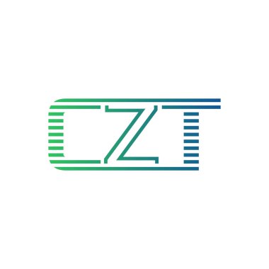 Modern CZT Logo Tasarımı. İş Kimliği için CZT Minimalist, Profesyonel ve Çok Yönlü Markalaştırma Simgesi