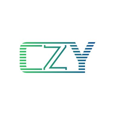 Modern CZY Logo Tasarımı. İş Kimliği için CZY Minimalist, Profesyonel ve Çok Yönlü Markalaştırma Simgesi