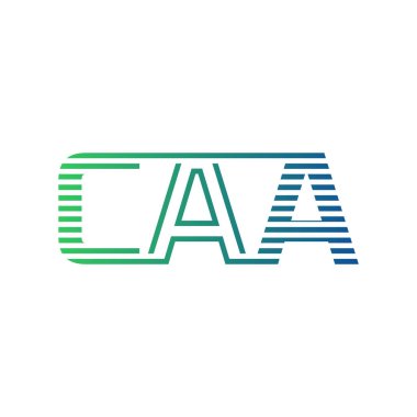 Modern CAA Logo Tasarımı. İş Kimliği için CAA Minimalist, Profesyonel ve Çok Yönlü Markalaştırma Simgesi
