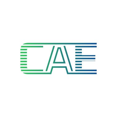 Modern CAE Logo Tasarımı. CAE Minimalist, Profesyonel ve İş Kimliği için Çok Yönlü Markalaştırma Simgesi