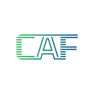 Modern CAF Logo Tasarımı. İş Kimliği için CAF Minimalist, Profesyonel ve Çok Yönlü Markalaştırma Simgesi