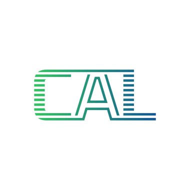 Modern CAL Logo Tasarımı. CAL Minimalist, Profesyonel ve İş Kimliği için Çok Yönlü Markalaştırma Simgesi