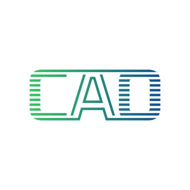 Modern CAO Logo Tasarımı. Harf CAO Minimalist, Profesyonel ve İş Kimliği için Çok Yönlü Markalaştırma Simgesi