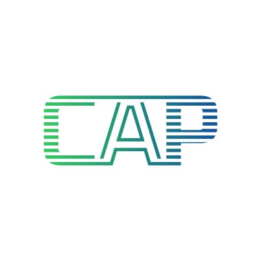Modern CAP Logo Tasarımı. CAP Minimalist, Profesyonel ve İş Kimliği için Çok Yönlü Markalaştırma Simgesi