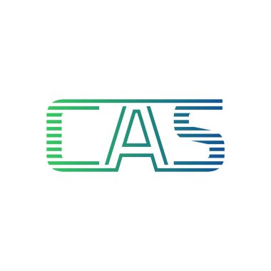 Modern CAS Logo Tasarımı. CAS Minimalist, Profesyonel ve İş Kimliği için Çok Yönlü Markalaştırma Simgesi
