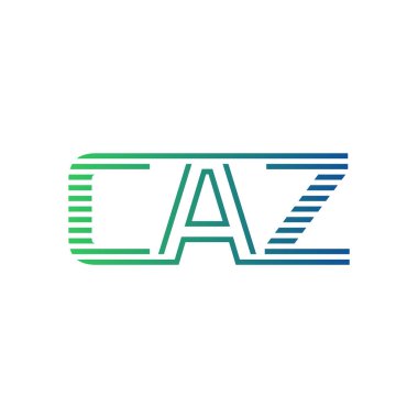 Modern CAZ Logo Tasarımı. İş Kimliği için CAZ Minimalist, Profesyonel ve Çok Yönlü Markalaştırma Simgesi