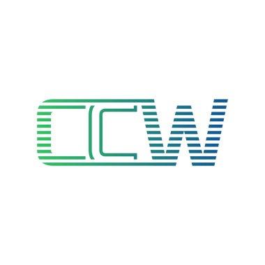 Modern CCW Logo Tasarımı. CCW Minimalist, Profesyonel ve İş Kimliği için Çok Yönlü Markalaştırma Simgesi